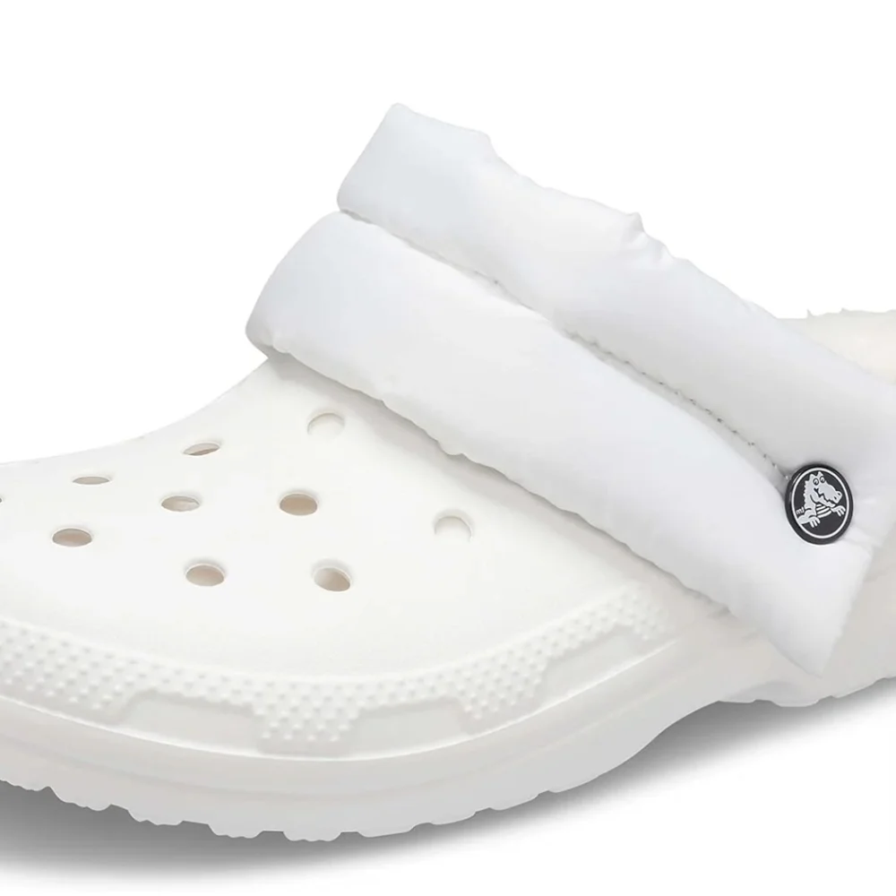CROCS Classic Lined Neo Puff Clogs in White